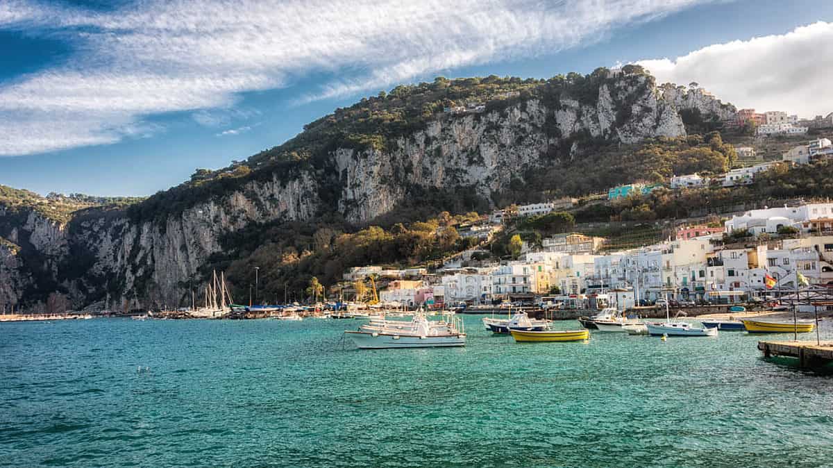 Wo man in Capri Italien bleibt